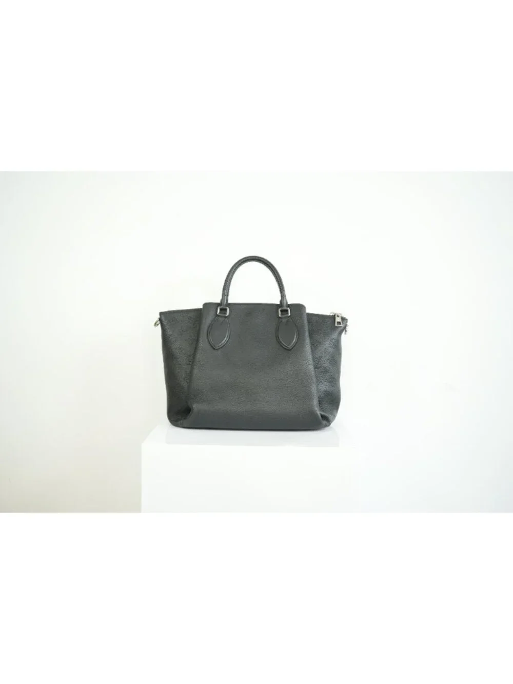 Louis Vuitton Black Monogram Mahina Haumea Perforated Calfskin Leather